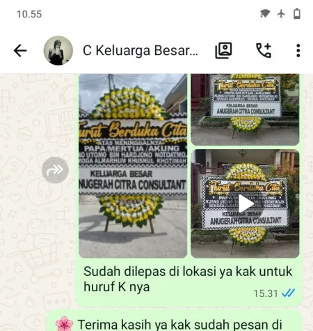 Pengiriman Papan Bunga Duka Cimahi Utara